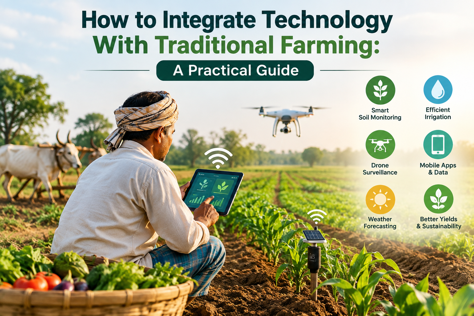 Read more about the article How to Integrate Technology With Traditional Farming: A Practical Guide