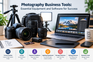 Read more about the article Photography Business Tools: Essential Equipment and Software for Success