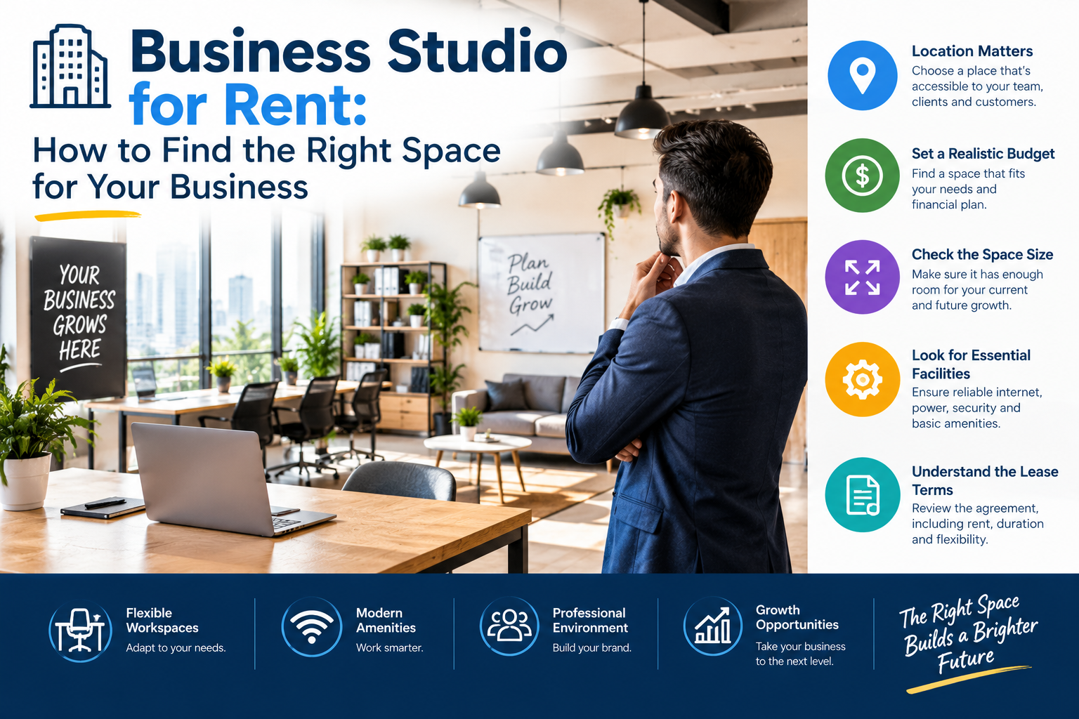 Read more about the article Business Studio for Rent: How to Find the Right Space for Your Business