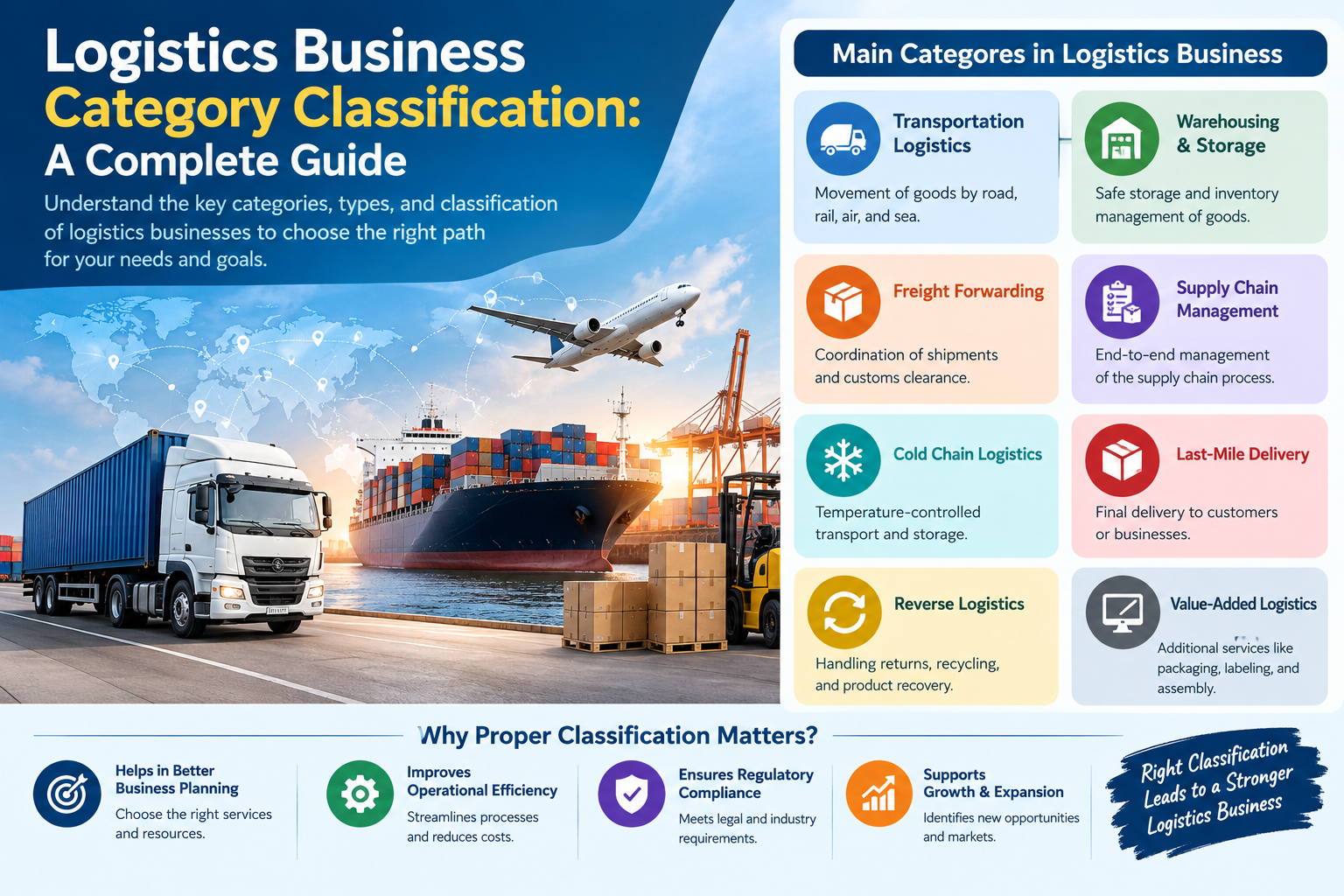 Read more about the article Logistics Business Category Classification: A Complete Guide